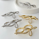 Pave bow ring