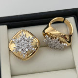 Square flower ring