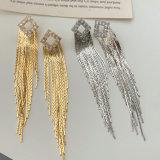 Chain tassel earrings