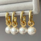 Pearl drop earrings