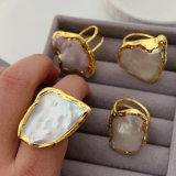 Fresh water pearl ring