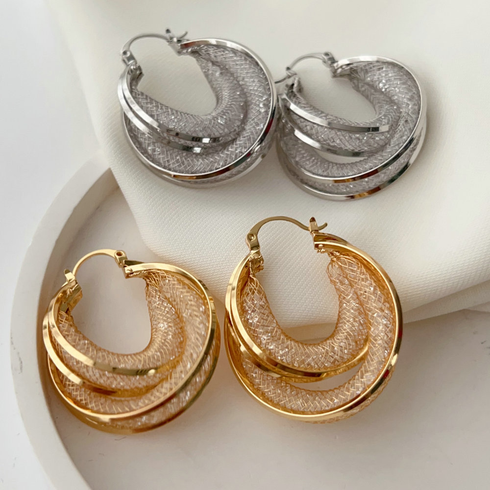 Crystal fashion hoop