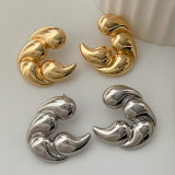 Metal basic earrings