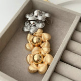 Metal flower earrings