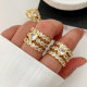 Pave zircon chunky heart ring