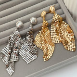 Fashion fan earrings