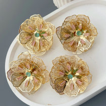 Chunky flower earrings