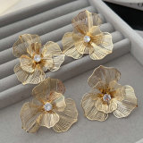 Chunky flower earrings