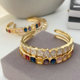Chunky zircon cuff