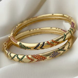 Pave colorful bangle