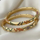 Pave colorful bangle