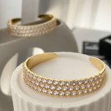 Pave chunky zircon cuff