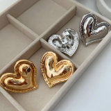 Chunky heart ring
