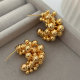 Beaded charm earrings