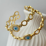 Shell eye cuff
