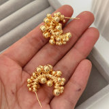 Beaded charm earrings