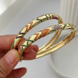 Pave colorful bangle