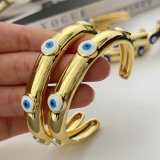 Enamel eye cuff