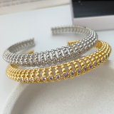 Pave fashion zircon cuff