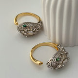 Pave tiger ring