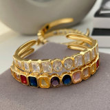Chunky zircon cuff