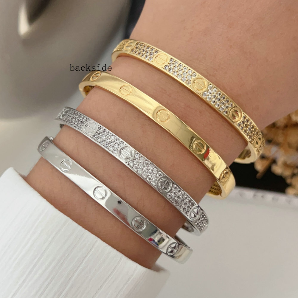 Pave nail bracelet