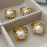 Fresh water pearl ring