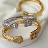 Pave fashion zircon bangle