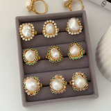Fresh water pearl ring