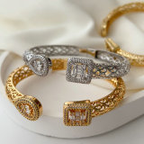 Pave fashion zircon bangle