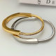 Pave locker bracelet