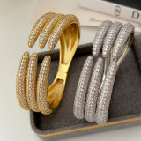 Pave chunky zircon cuff