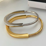 Pave locker bracelet
