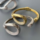Fashion pave cuff