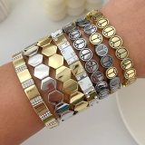 Trend peace elastic bracelet