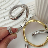 Fashion pave cuff