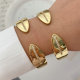 Pave leaf cuf