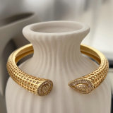 Pave fashion zircon cuff