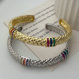 Pave colorful cuff