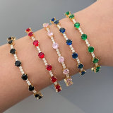 Stretch pave zircon bangle