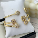 Pave beaded cuff