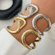 Pave chunky snake cuff