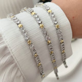 Pave zircon star bracelet