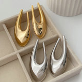 Metal chunky earrings