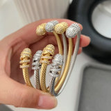 Pave fashion bangle