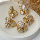 Fresh water pearl ring