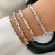 Pave zircon star bracelet