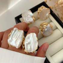 Fresh water pearl ring