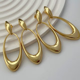 Fashion metal water drop earrings