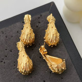 metal teardrop earrings
